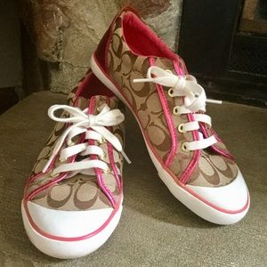 COACH BARRETT MONOGRAM SNEAKERS EXCELLENT!